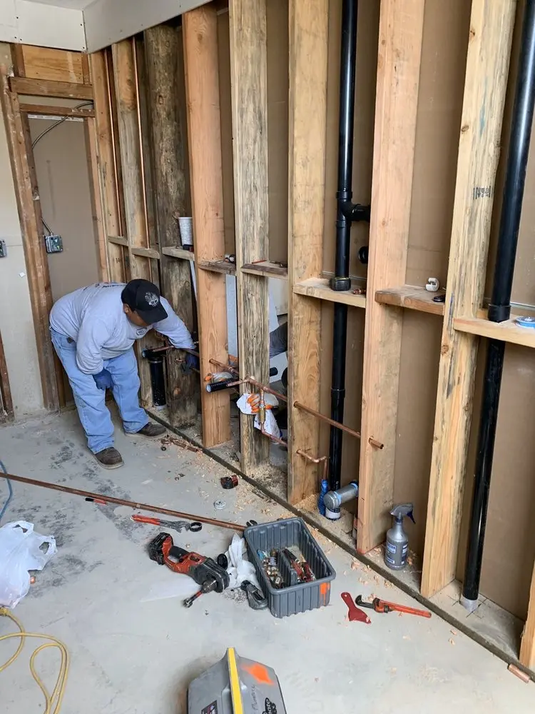 Commercial rough-in plumbing for Gas Line Repair in Stoystown